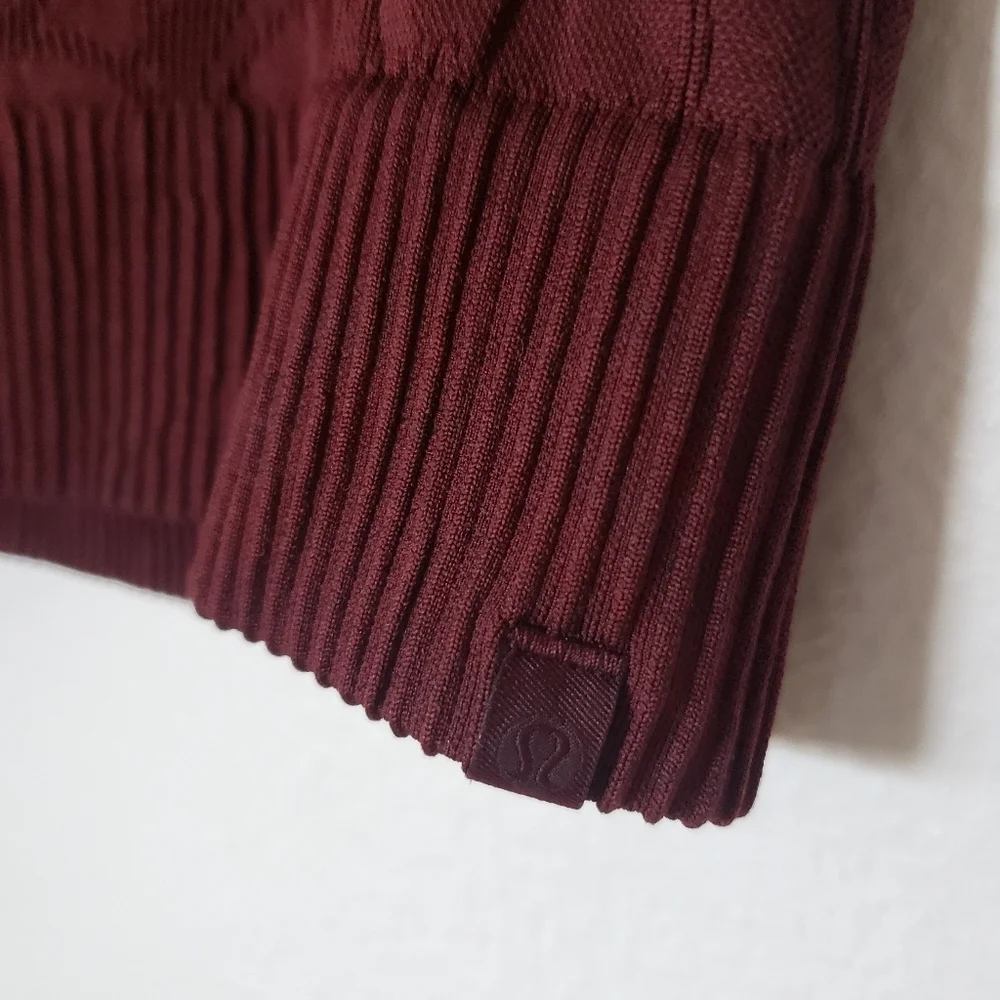 Lululemon Rest Less Pullover Garnet size 4